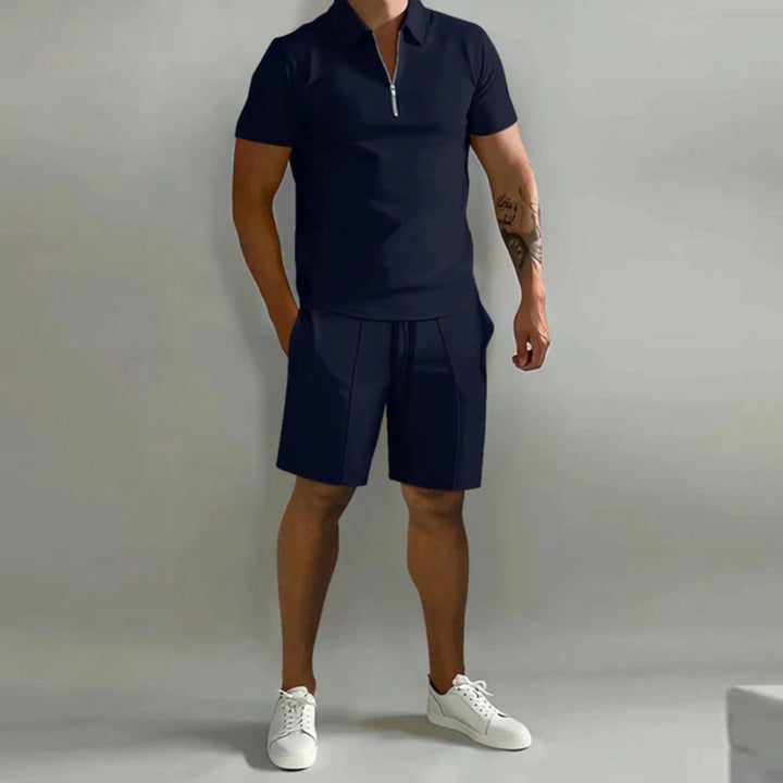 Stellan | Pikéset Herr Polo Och Shorts