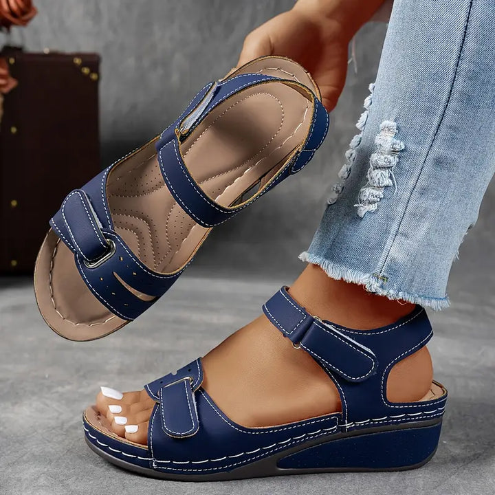 Gunilla | Sandaler Dam Ortopediska Kilklack