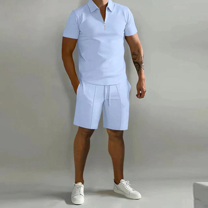 Stellan | Pikéset Herr Polo Och Shorts