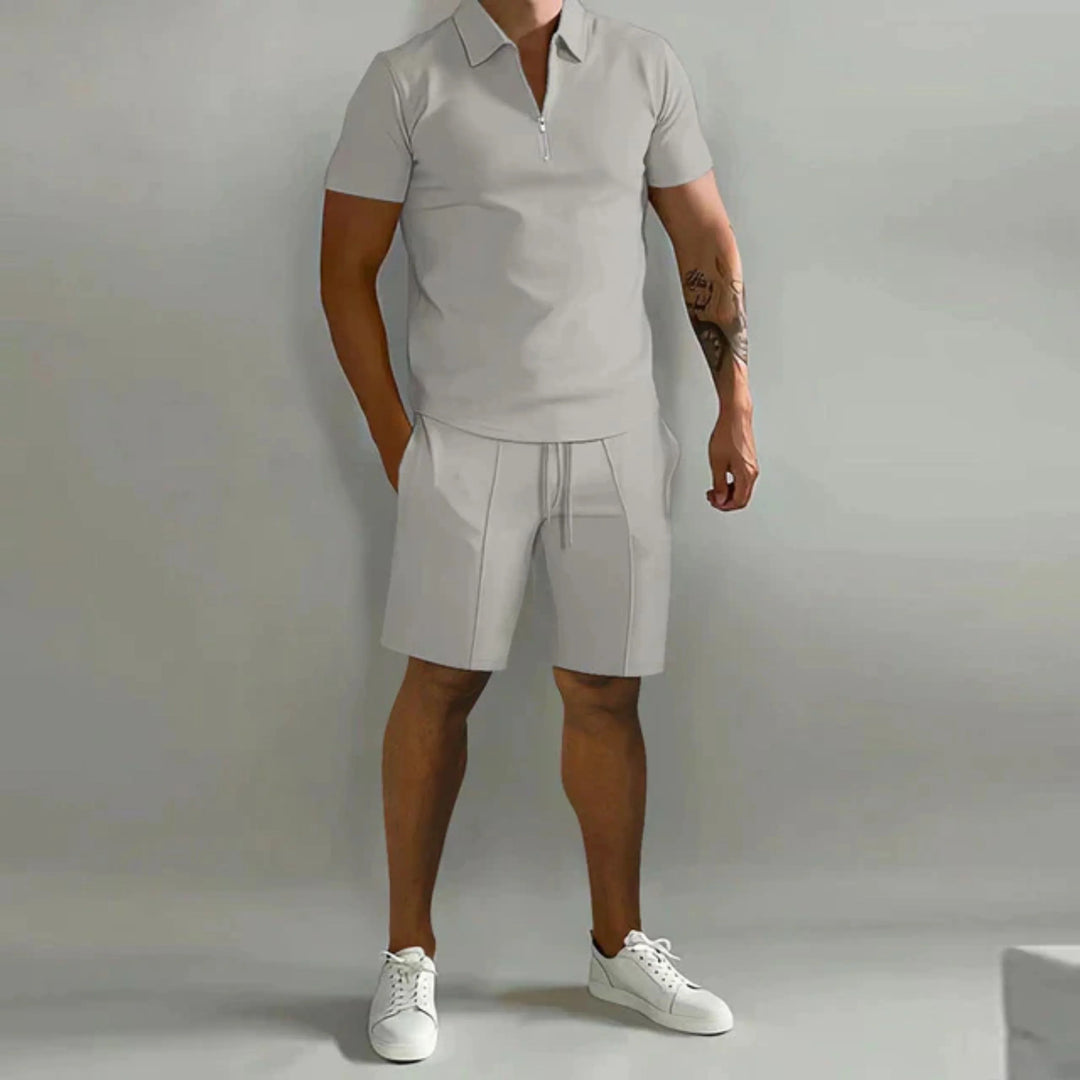 Stellan | Pikéset Herr Polo Och Shorts