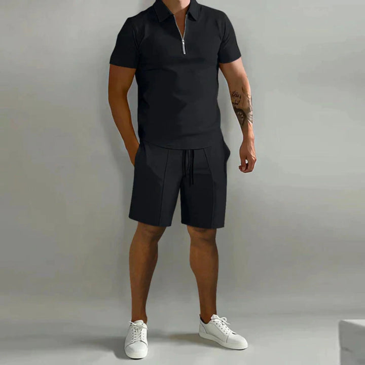 Stellan | Pikéset Herr Polo Och Shorts