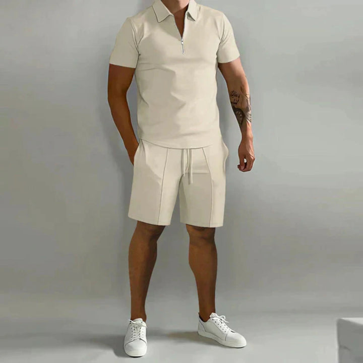 Stellan | Pikéset Herr Polo Och Shorts