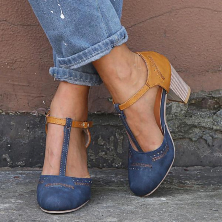 Klara | Pumps Dam Vintage Stängd Tå