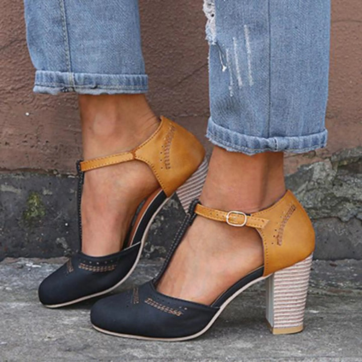 Klara | Pumps Dam Vintage Stängd Tå