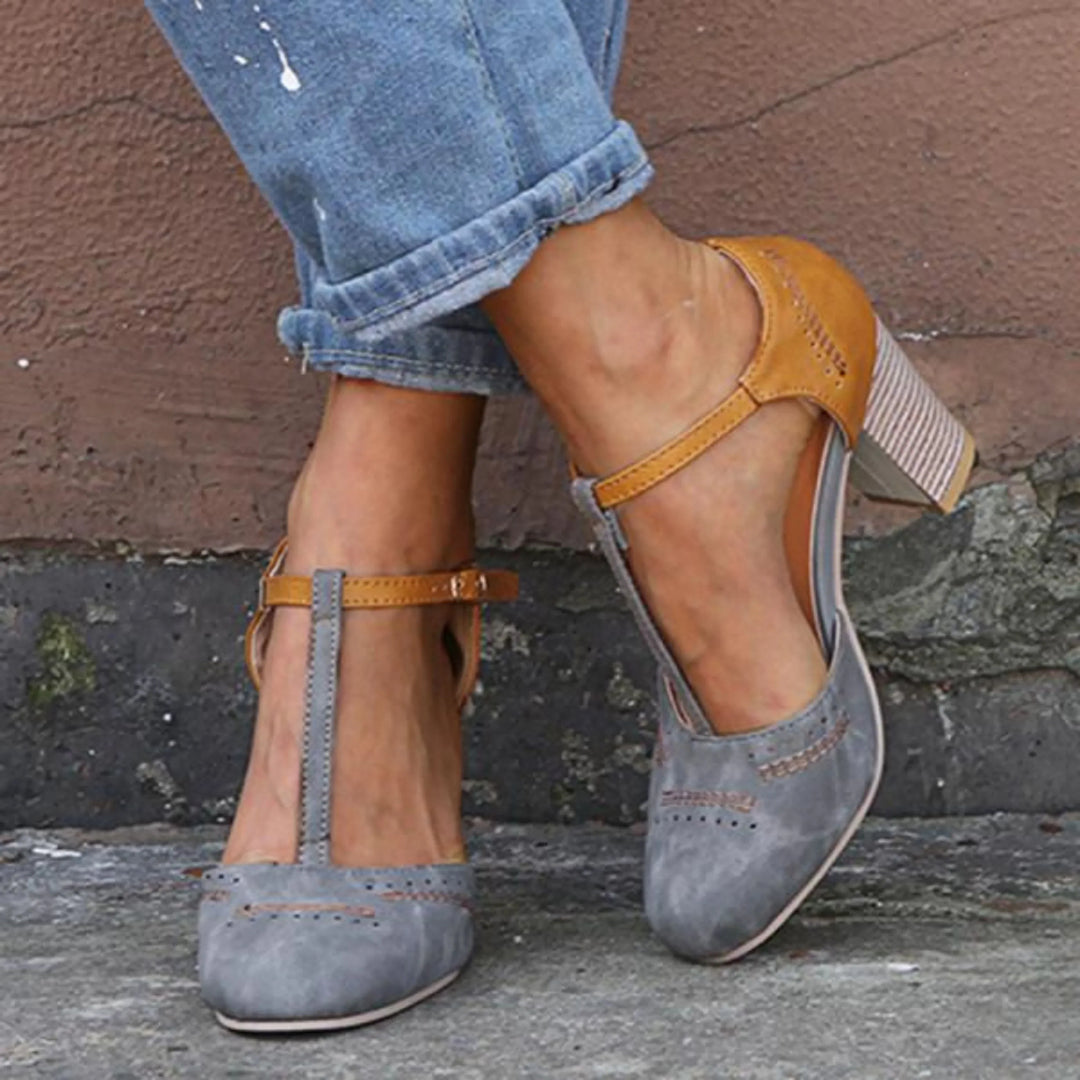 Klara | Pumps Dam Vintage Stängd Tå