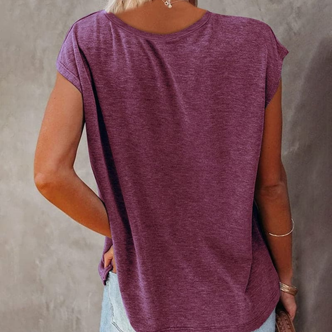 Elin | T-shirt Dam V-ringad