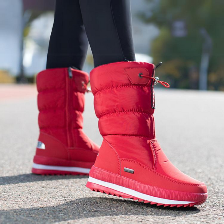 Melanie | Vinterboots Dam Vattentäta Fuskpälsfodrade Zip