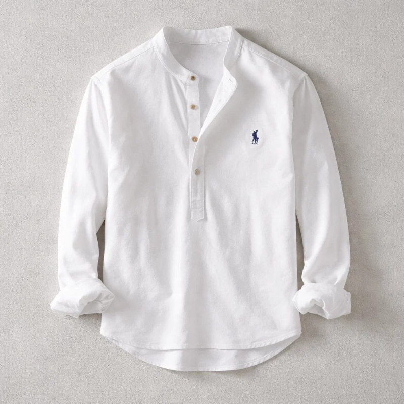 Oskar | Linneskjorta Herr Henley