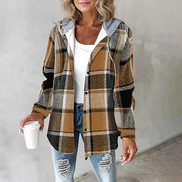 Hildur | Jacka Dam Mönstrad Relaxed Fit