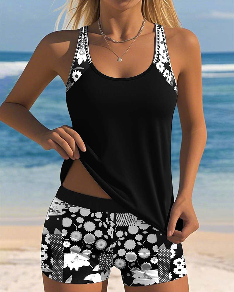 Rosalie | Tankini Dam Med Shorts