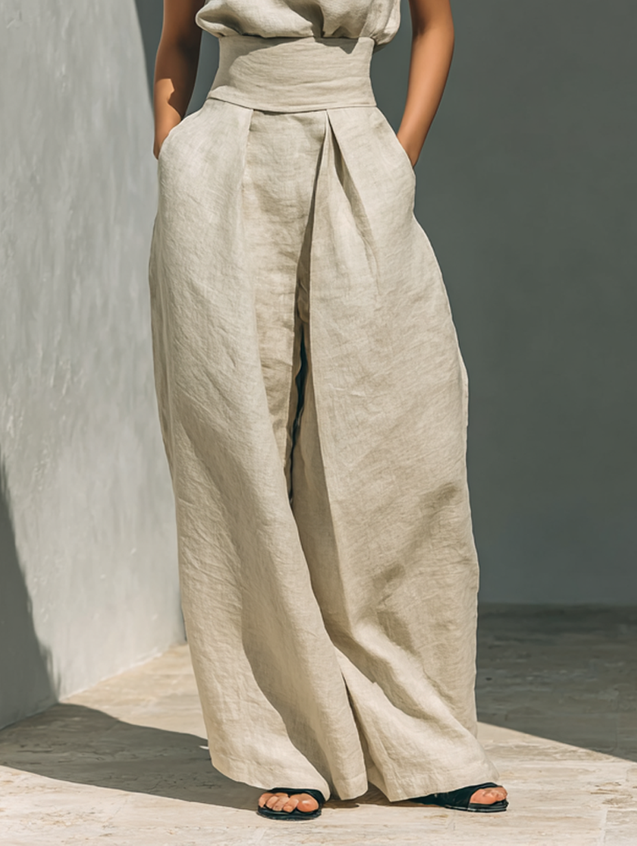 Britta | Set Dam Vida Byxor Minimalistisk