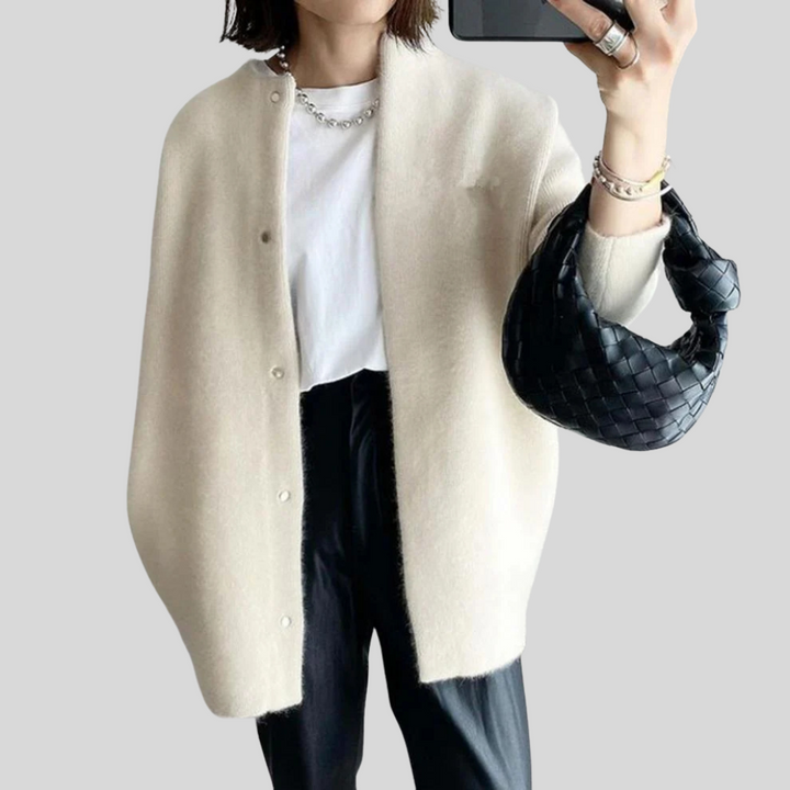 Kine | Kofta Dam Knäppning Oversized Ribbad