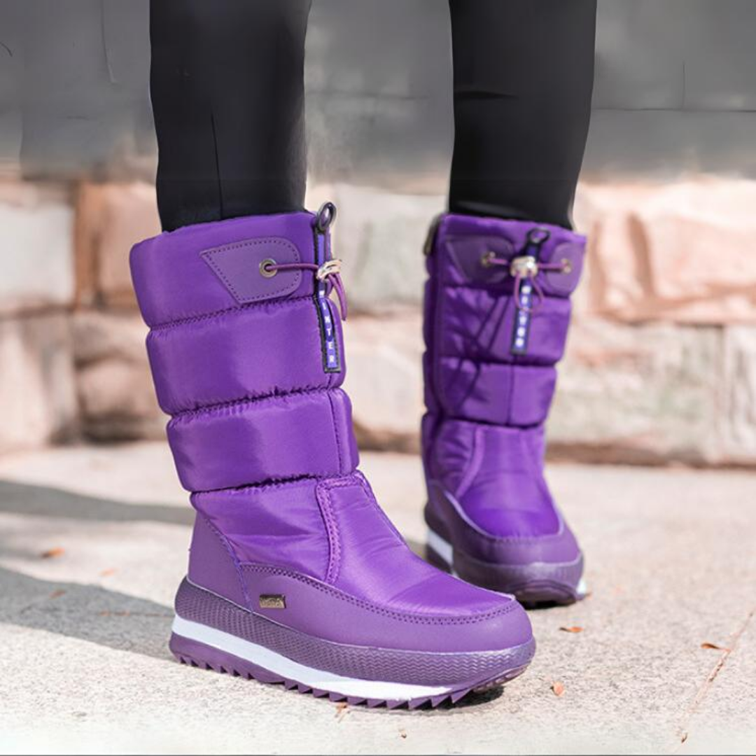 Melanie | Vinterboots Dam Vattentäta Fuskpälsfodrade Zip