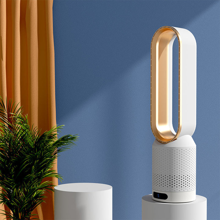 3-i-1 Luftkylare Med Luftreningsfunktion, 90° Oscillering Och Touchpanel