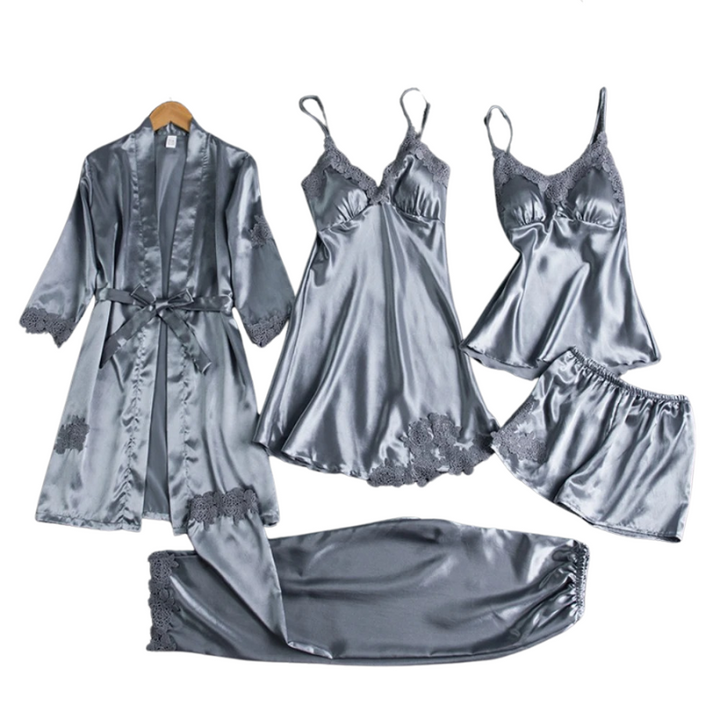 Nattkläder Dam Pyjamas Set 5 Delar