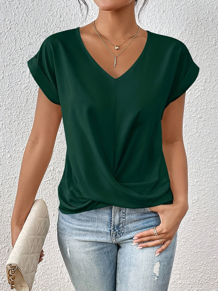Elsa | T-shirt Dam Hjärtformad Ringning