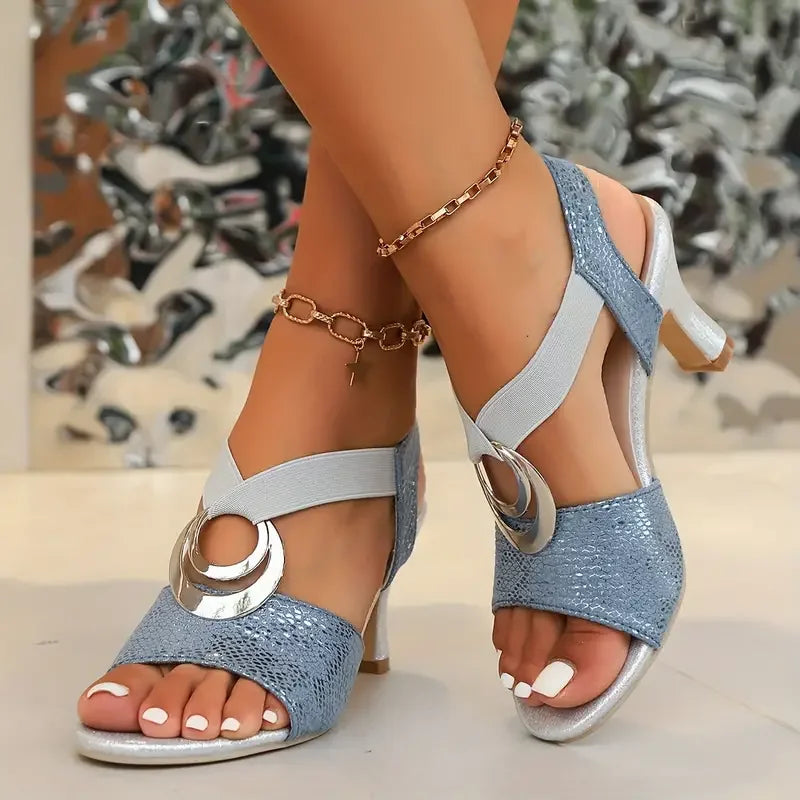 Nadja | Sandaler Dam Kitten Heel Elegant