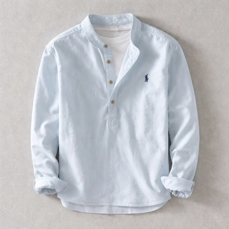 Oskar | Linneskjorta Herr Henley