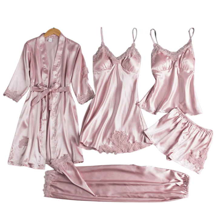 Nattkläder Dam Pyjamas Set 5 Delar