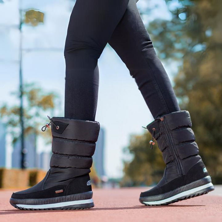 Melanie | Vinterboots Dam Vattentäta Fuskpälsfodrade Zip