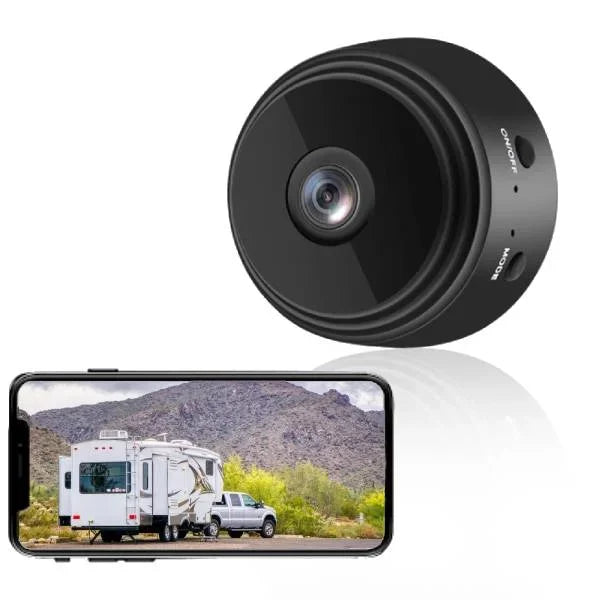 Trådlös Backkamera Med 720P Mörkerseende Och Magnetiskt 360° Fäste