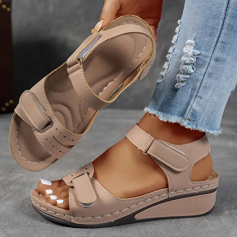 Gunilla | Sandaler Dam Ortopediska Kilklack