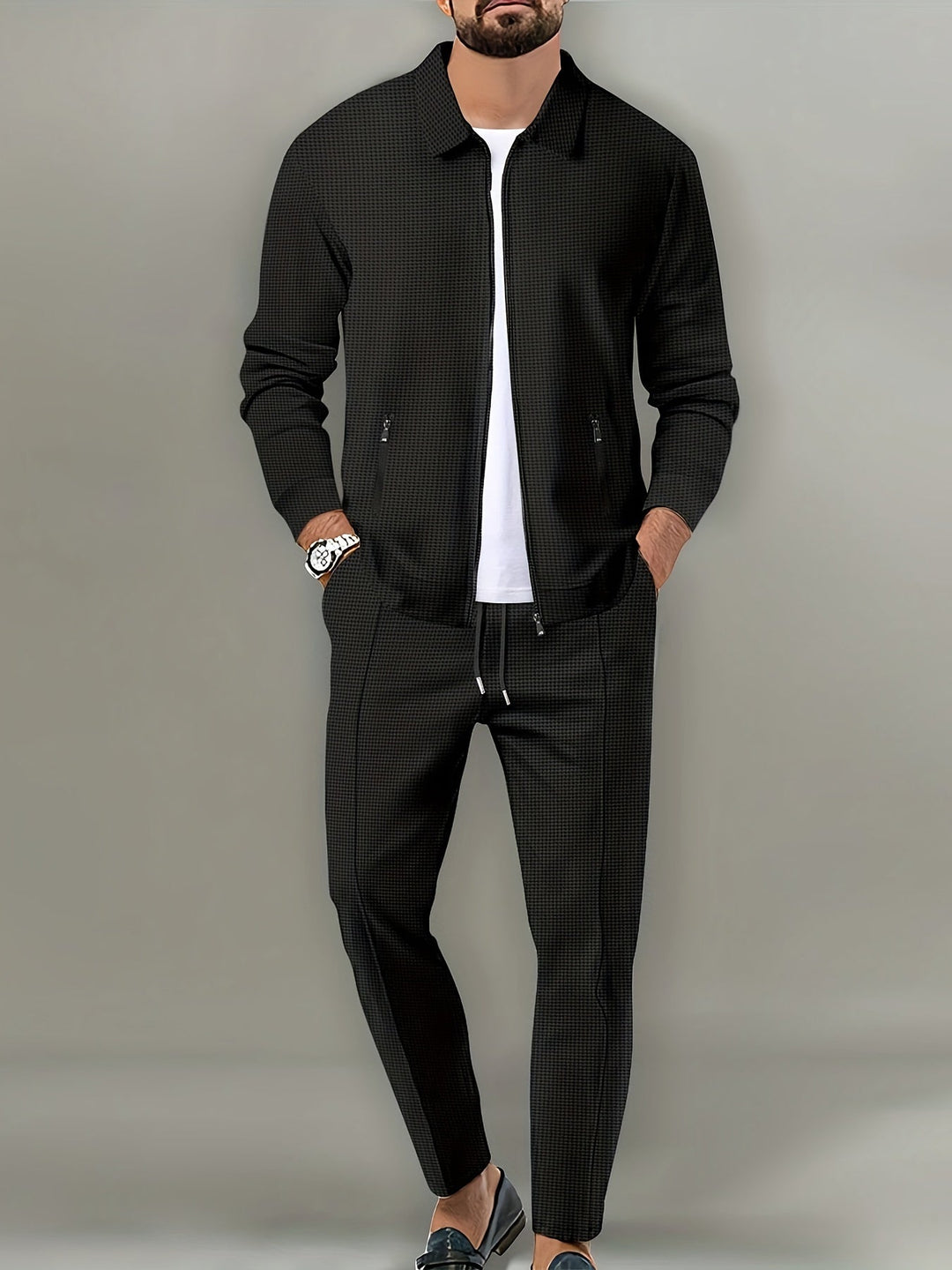 Lucas | Set Herr Jacka Byxor Dragkedja