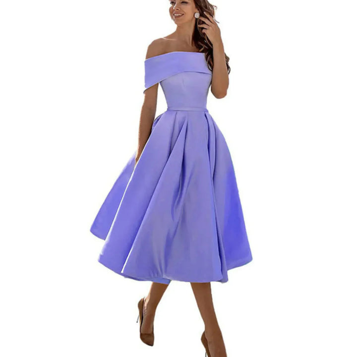 Inga | Midiklänning Off Shoulder Elegant