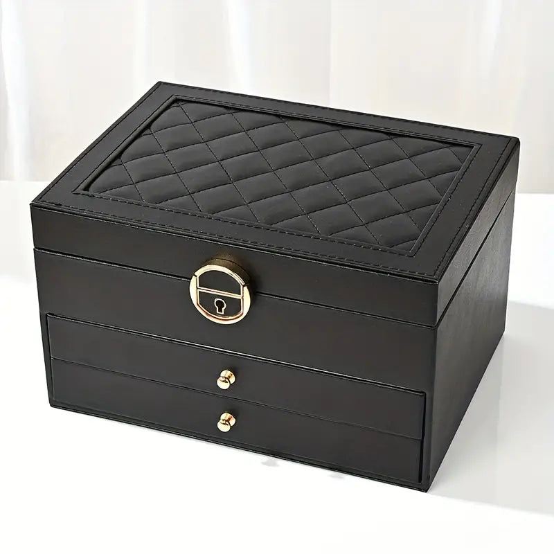 Elegant Smyckeskrin I Flernivådesign – Rymlig Förvaring För Smycken Och Accessoarer