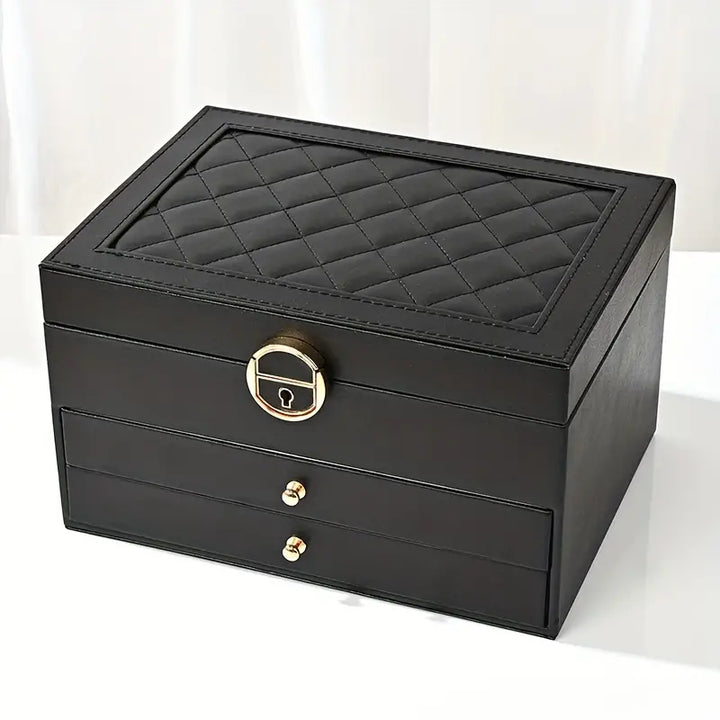Elegant Smyckeskrin I Flernivådesign – Rymlig Förvaring För Smycken Och Accessoarer