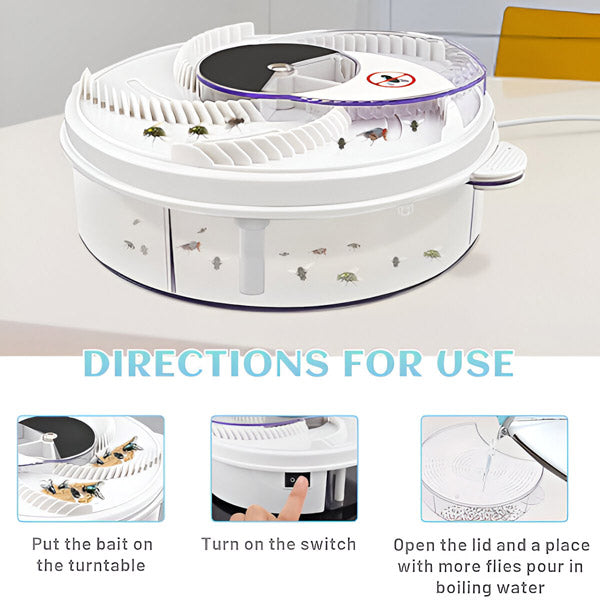 Effektiv USB-Driven Flugfälla – Kemikaliefri Lösning För Inomhusbruk