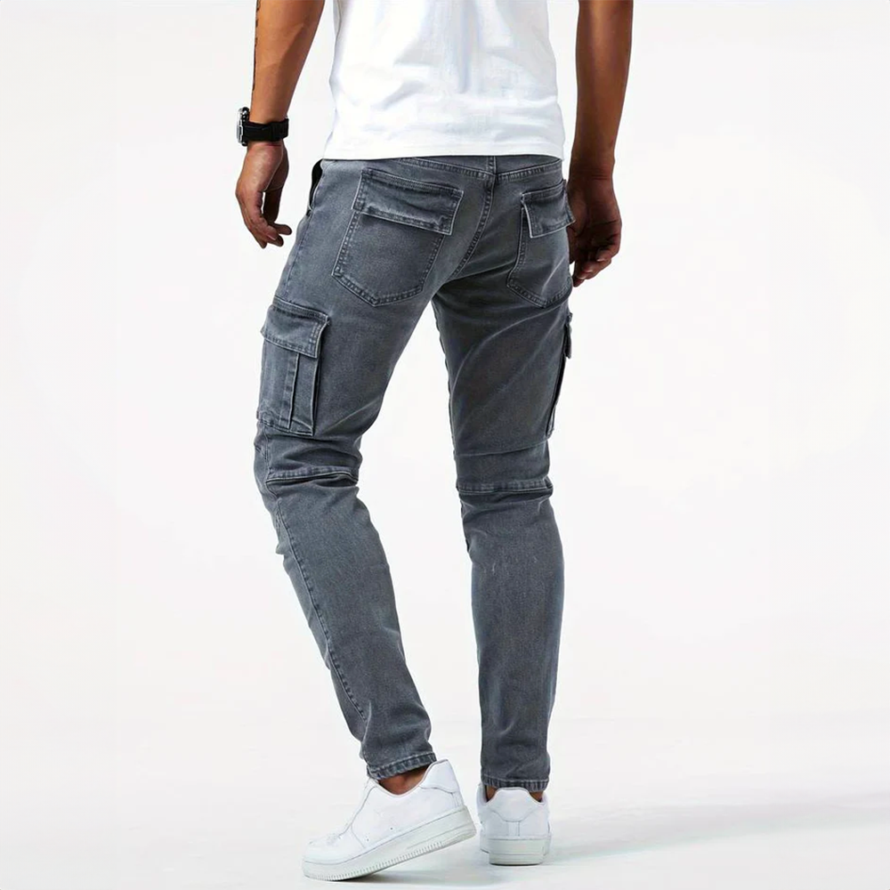 Åke | Cargojeans Stretch Funktionella Fickor