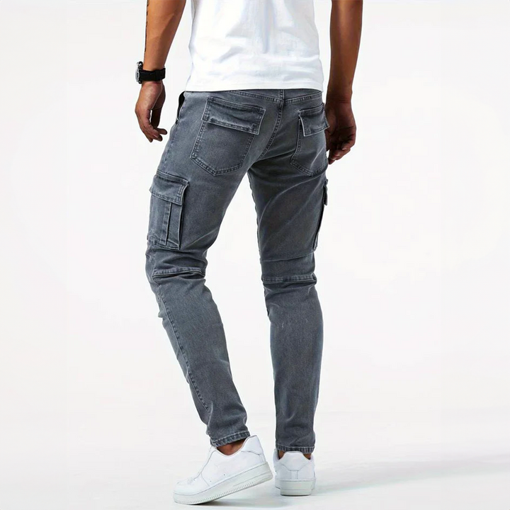 Åke | Cargojeans Stretch Funktionella Fickor