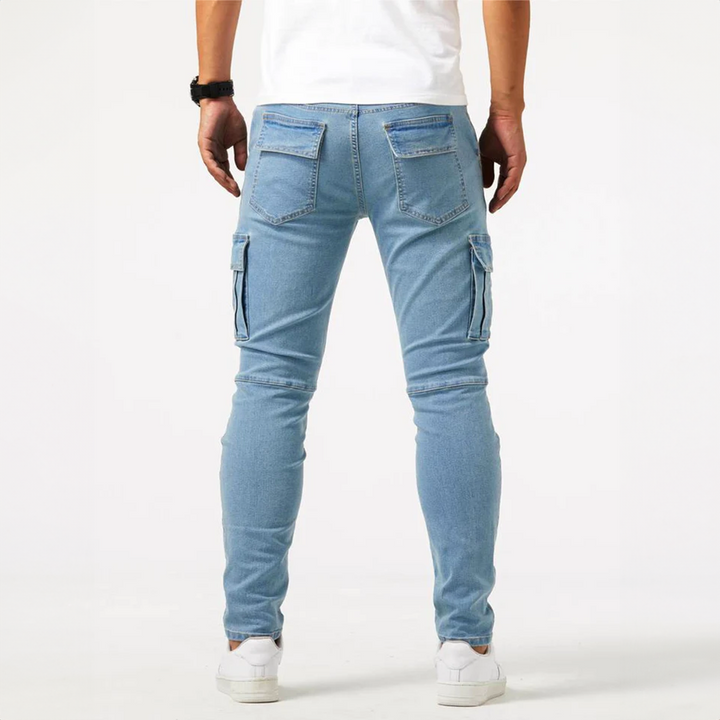 Åke | Cargojeans Stretch Funktionella Fickor
