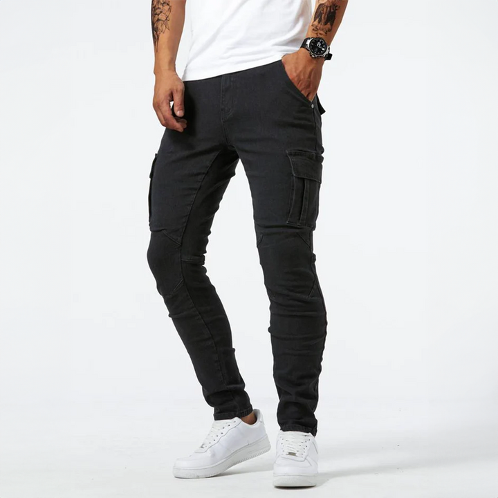 Åke | Cargojeans Stretch Funktionella Fickor