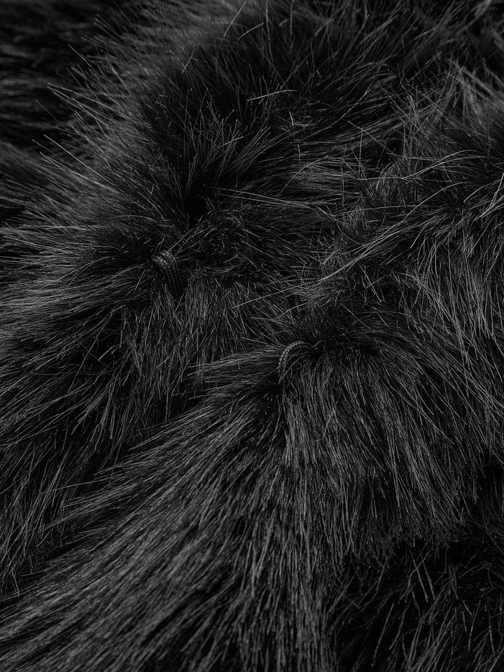 Gyda | Fuskpälsjacka Dam Oversized Öppen Front