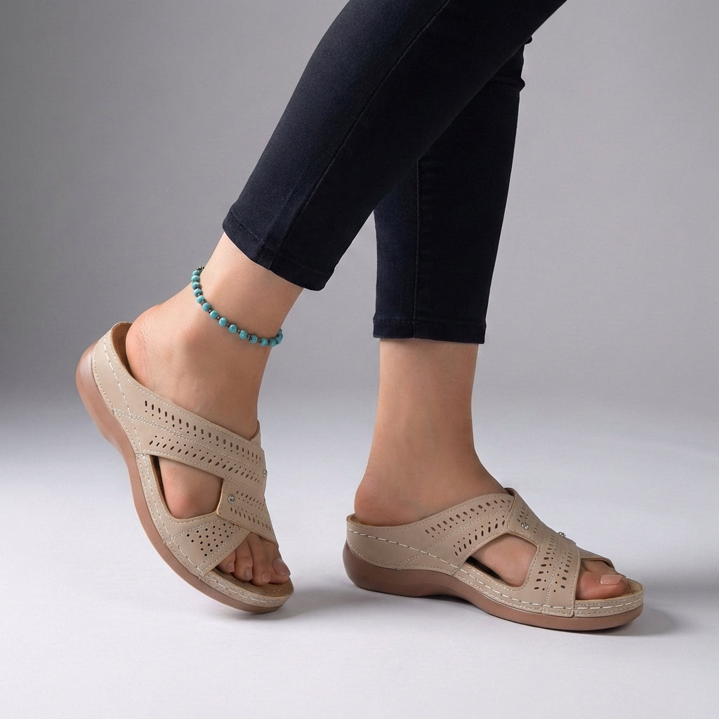 Aina | Sandaler Dam Ortopediska Kilklack