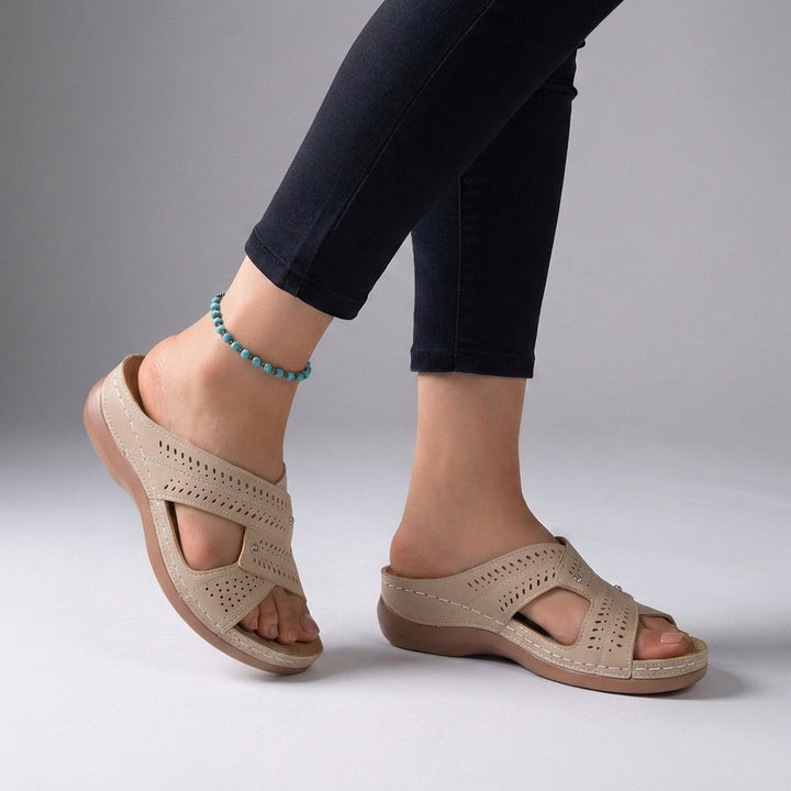 Aina | Sandaler Dam Ortopediska Kilklack