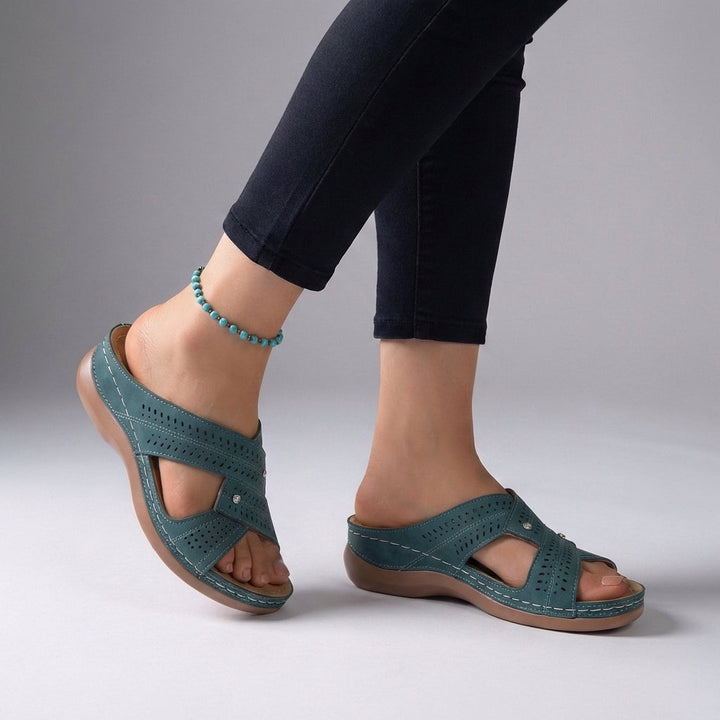 Aina | Sandaler Dam Ortopediska Kilklack