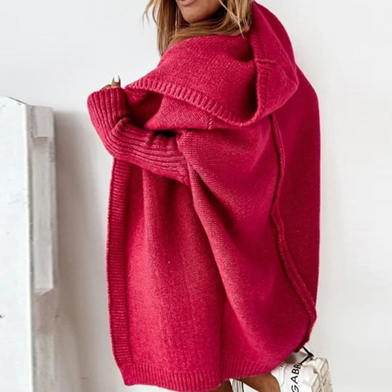 Freja | Stickad Tröja Dam Oversized