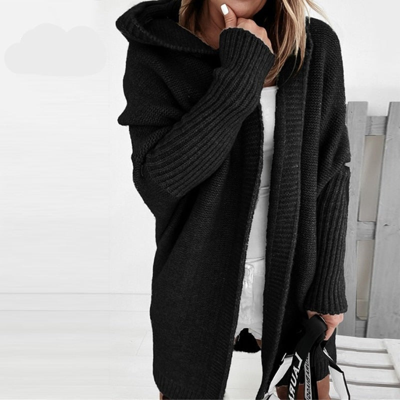 Freja | Stickad Tröja Dam Oversized