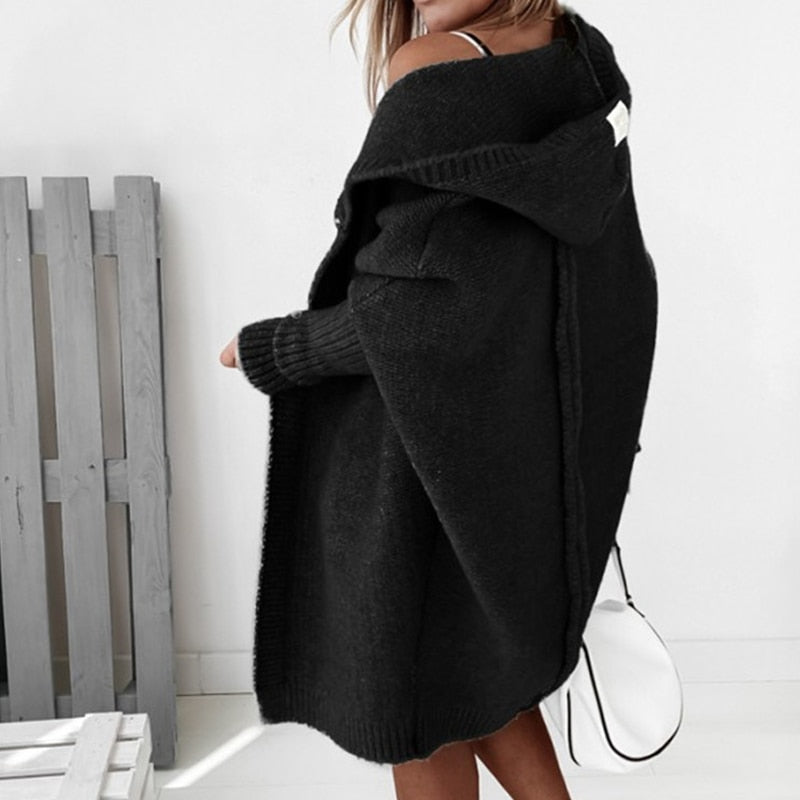 Freja | Stickad Tröja Dam Oversized