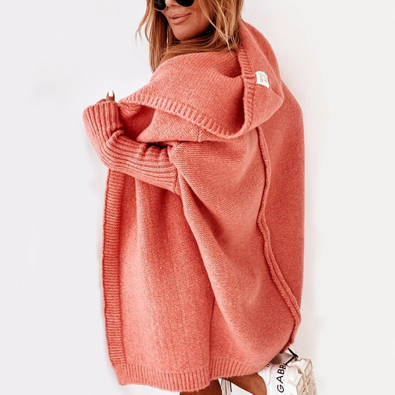 Freja | Stickad Tröja Dam Oversized
