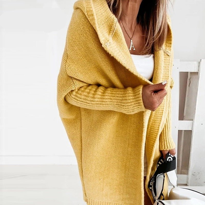 Freja | Stickad Tröja Dam Oversized