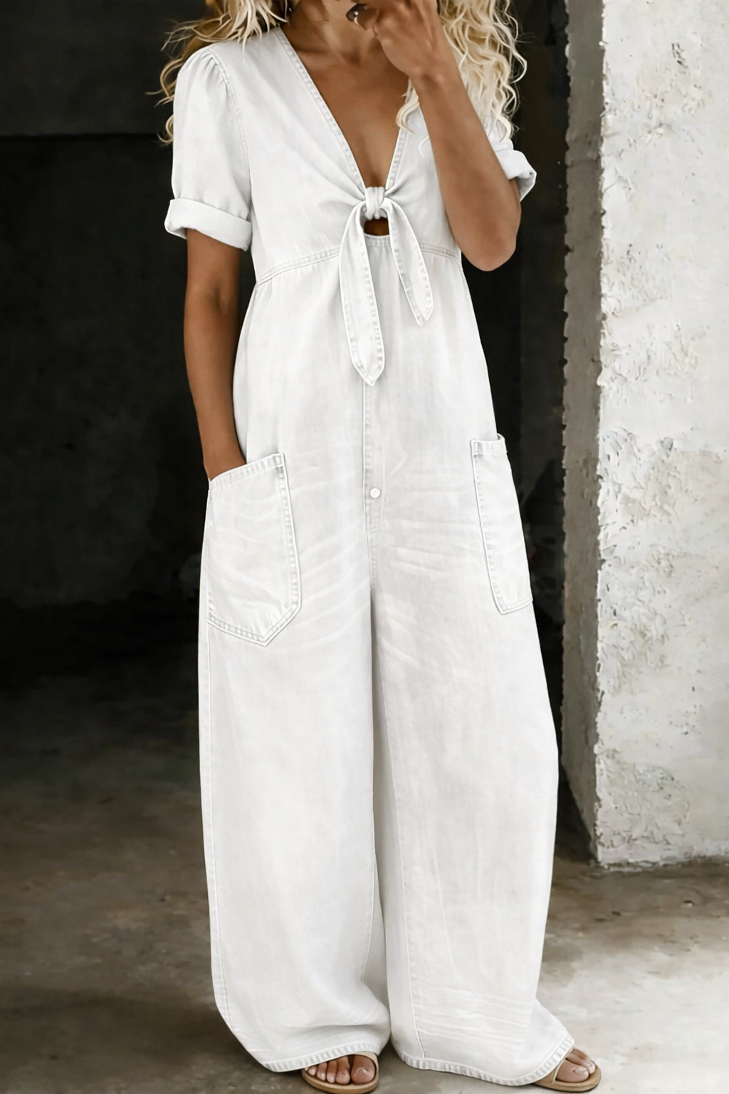 Vilma | Jumpsuit Dam V-ringad