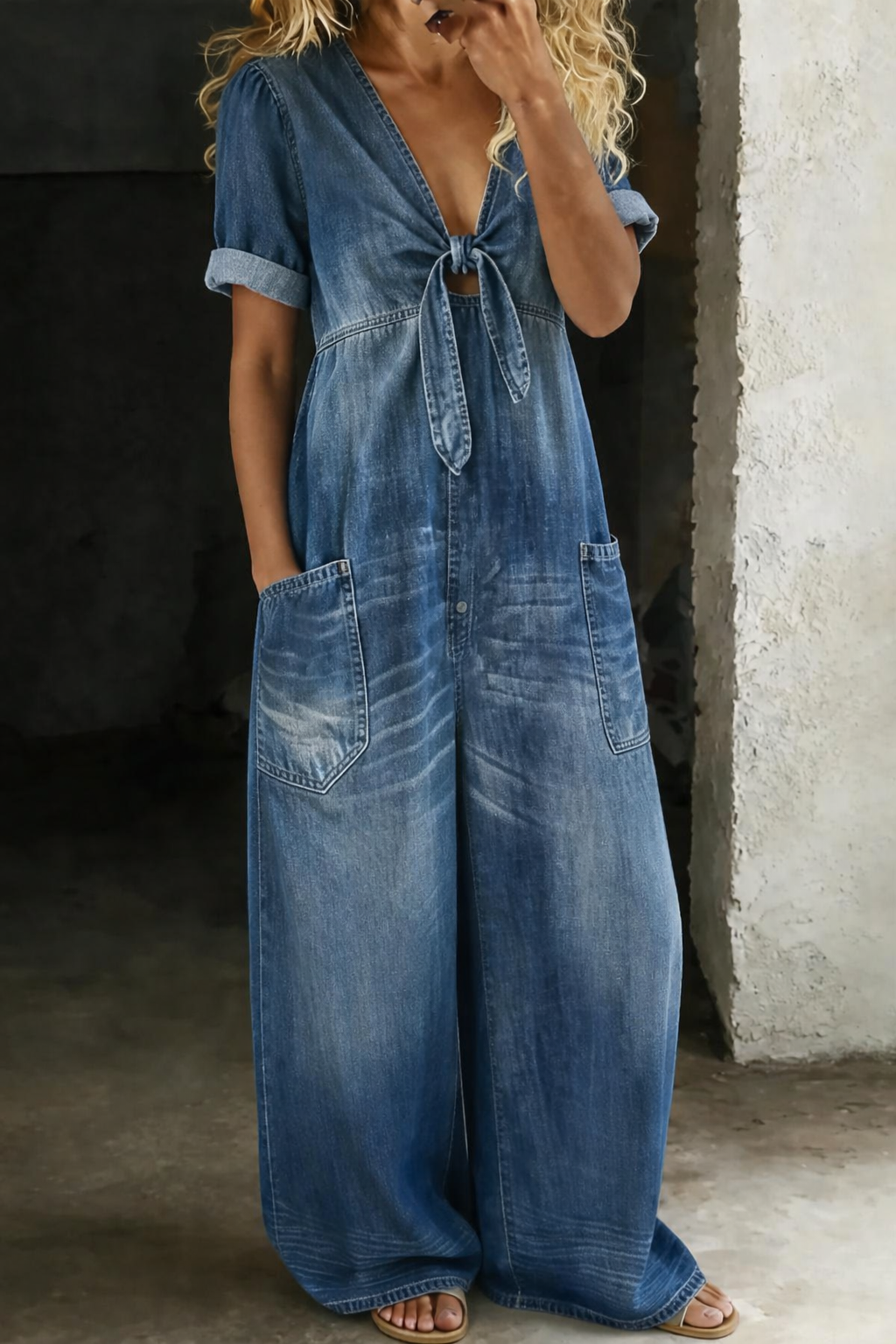 Vilma | Jumpsuit Dam V-ringad