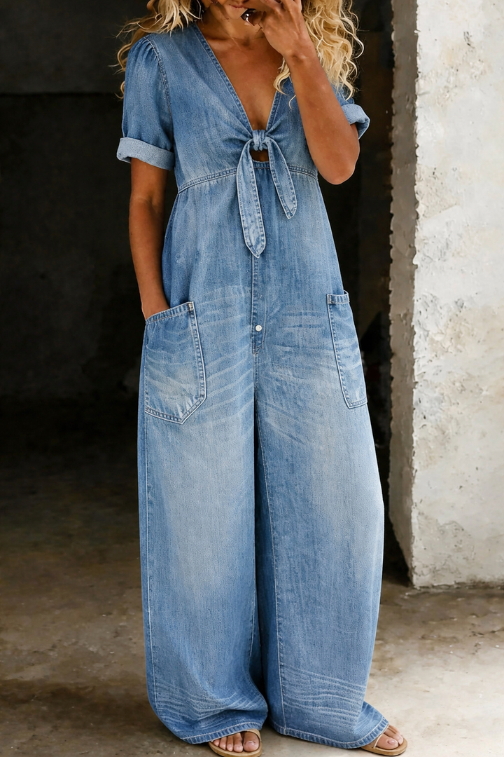 Vilma | Jumpsuit Dam V-ringad