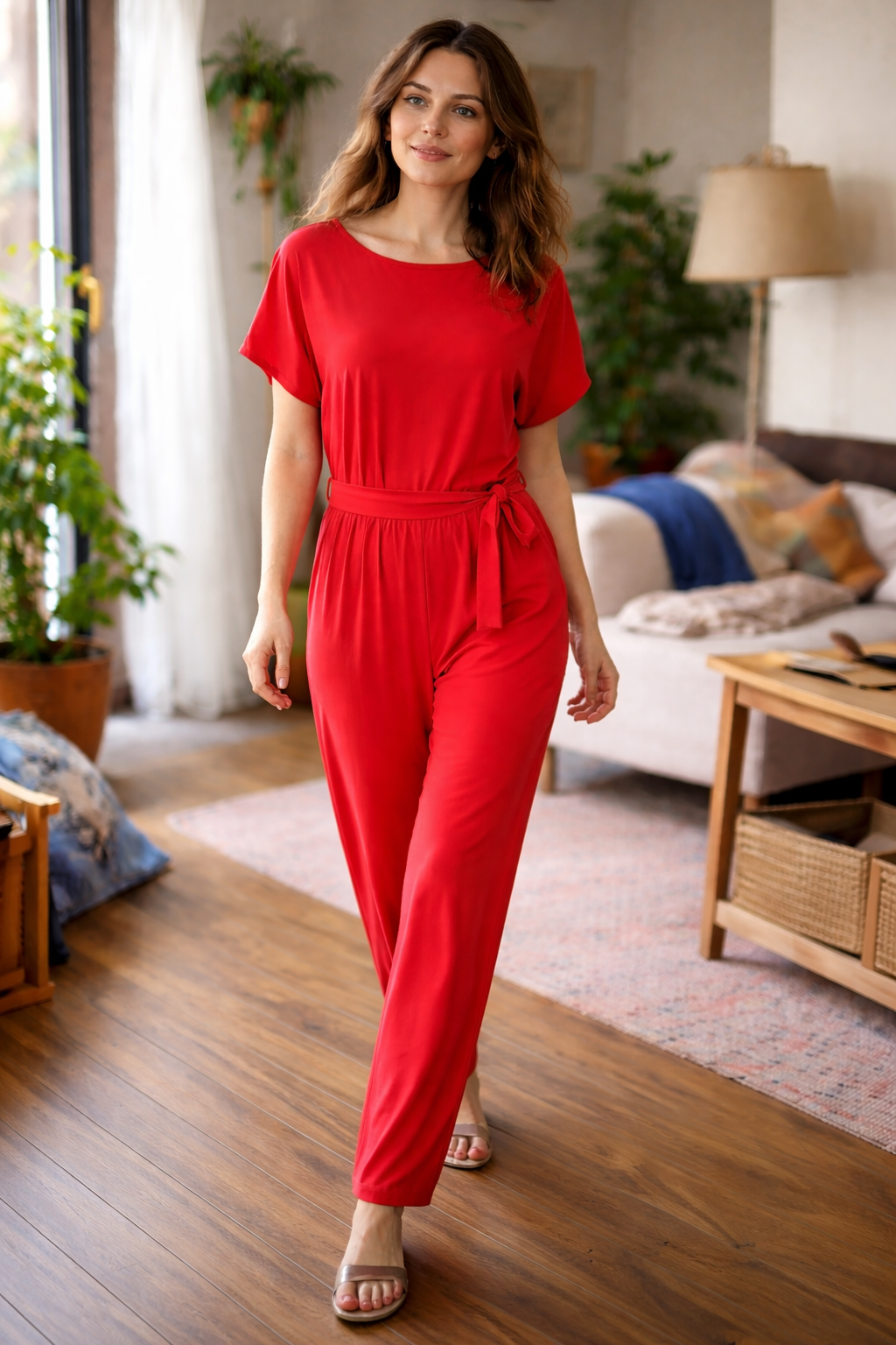 Tilda | Jumpsuit Dam Vida Ben Knytbälte
