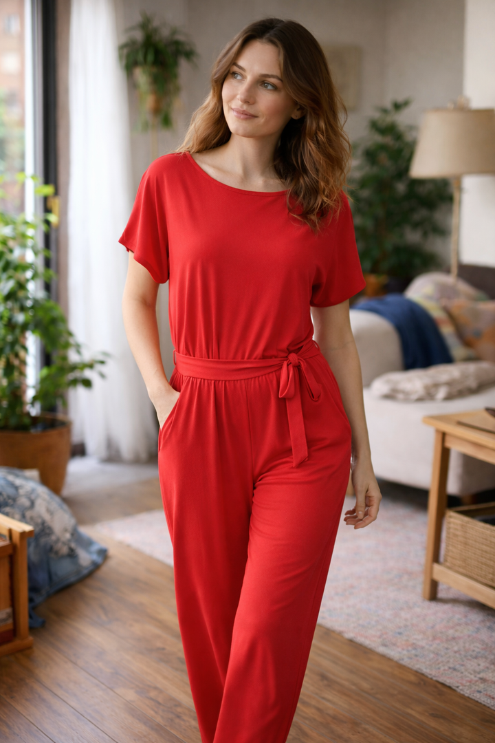 Tilda | Jumpsuit Dam Vida Ben Knytbälte