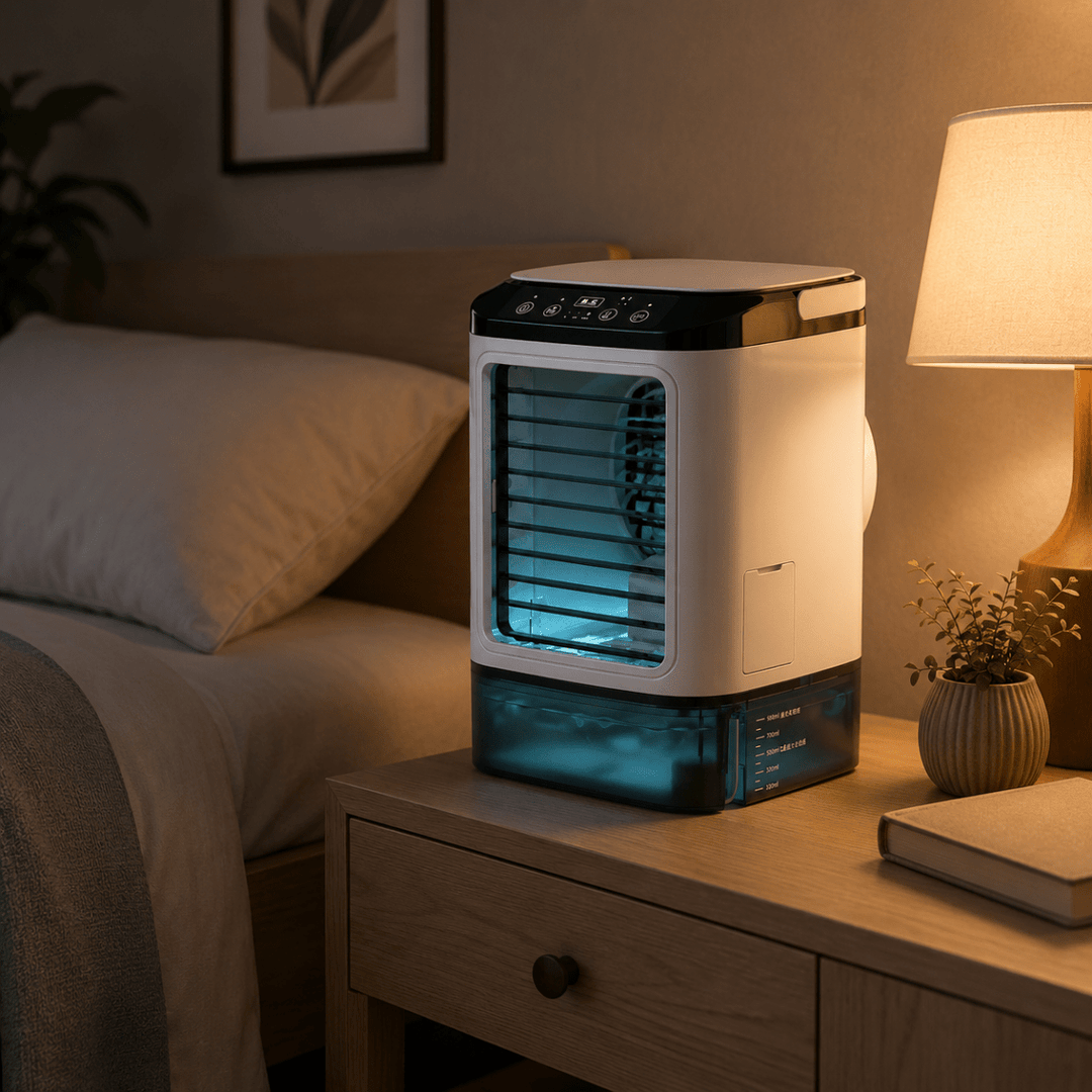 Portabel Sprayfläkt Med Vattendimma Och USB-Laddning